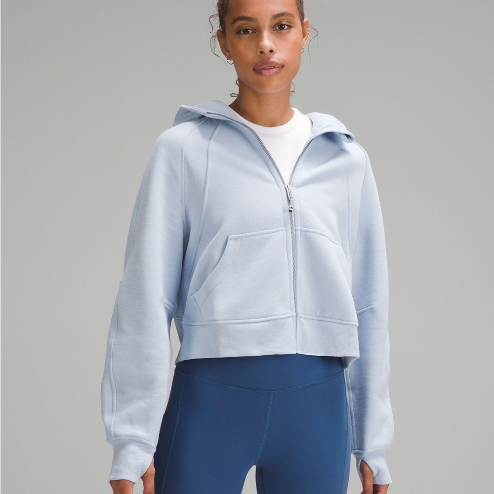 lululemon athletica Sky Blue Zip-Up Hoodie